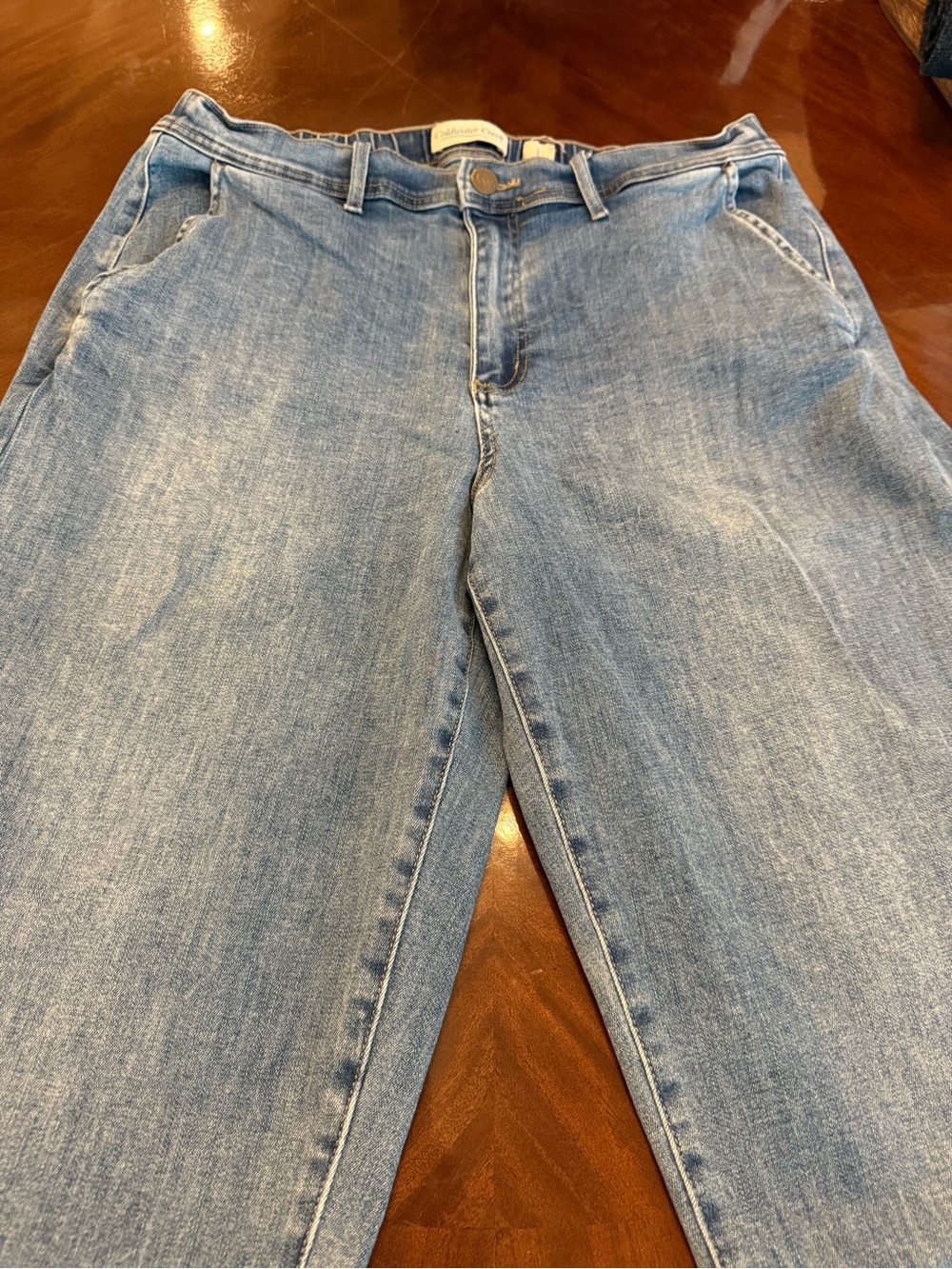 Coldwater Creek Women's Light Blue Straight Leg Jeans